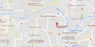 Аполон болнице Ченај nungambakkam, који мапи
